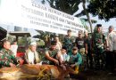 Danrem 061/SK serahkan hewan kurban di Lokasi Gempa Cianjur Didampingi Dandim 0608/Cianjur