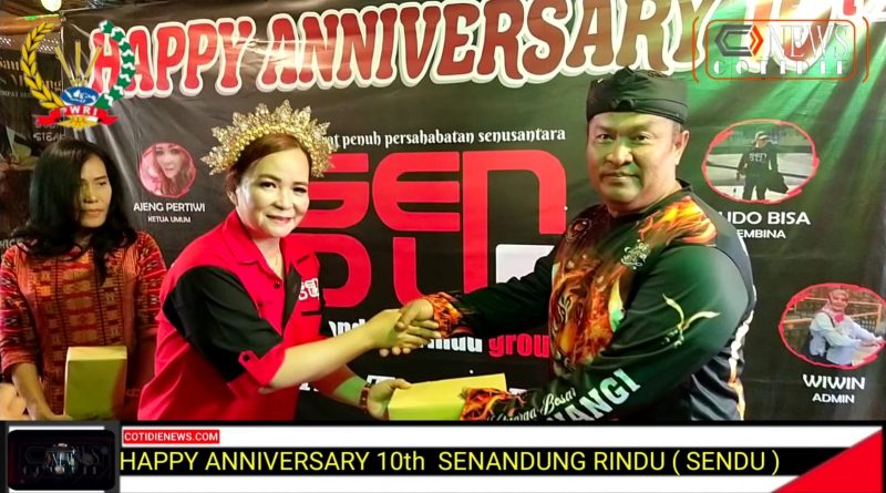 Ketua Keluarga Besar Siliwangi Hadir di Gelaran 10th Anniversary Grup SenDu