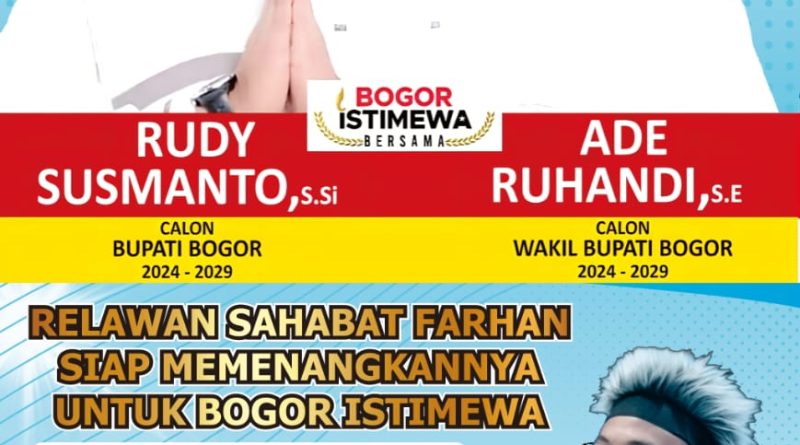 Muhammad Farhan,S.H Ketua LBH Wajihas Kab. Bogor Dukung Penuh Rudi Susmanto Dan Ade Ruhandi