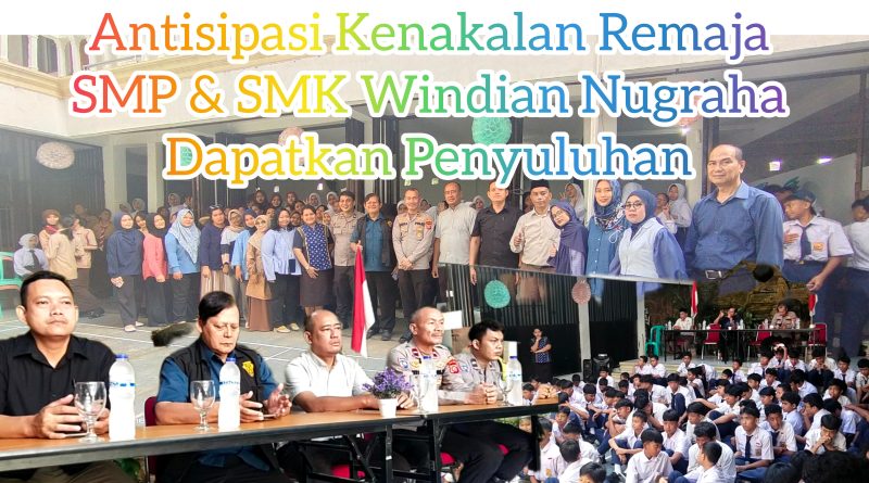 Antisipasi Kenakalan Remaja, Pelajar SMK & SMP Windian Nugraha mendapatkan Penyuluhan dari Polresta Bogor