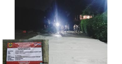 PEMDES SUKAHARJA REALISASIKAN BETONISASI JALAN DESA ,  TINGKATKAN MOBILITAS WARGA