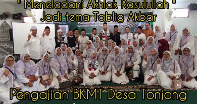 Mendalami Akhlak Rasulullah Jadi Tema Tablig Akbar Pengajian BKMT Tingkat Desa Tonjong Mendalami Akhlak Rasulullah Jadi Tema Tablig Akbar Pengajian BKMT Tingkat Desa Tonjong