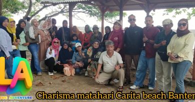 Komunitas Ladog Adventure (KLA) Bahagiakan Anggotanya Refreshing Ke Pantai Matahari Carita