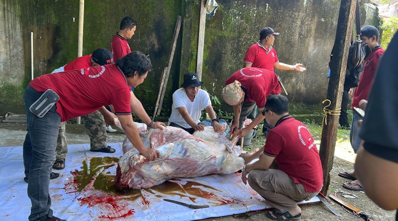 Aplikasikan Esensi Idul Adha, PWRI Bogor Raya Sembelih Sapi Qurban Bantuan Bupati Bogor